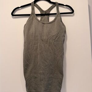 lululemon athletica Ribbed Racerback Tank - Olive